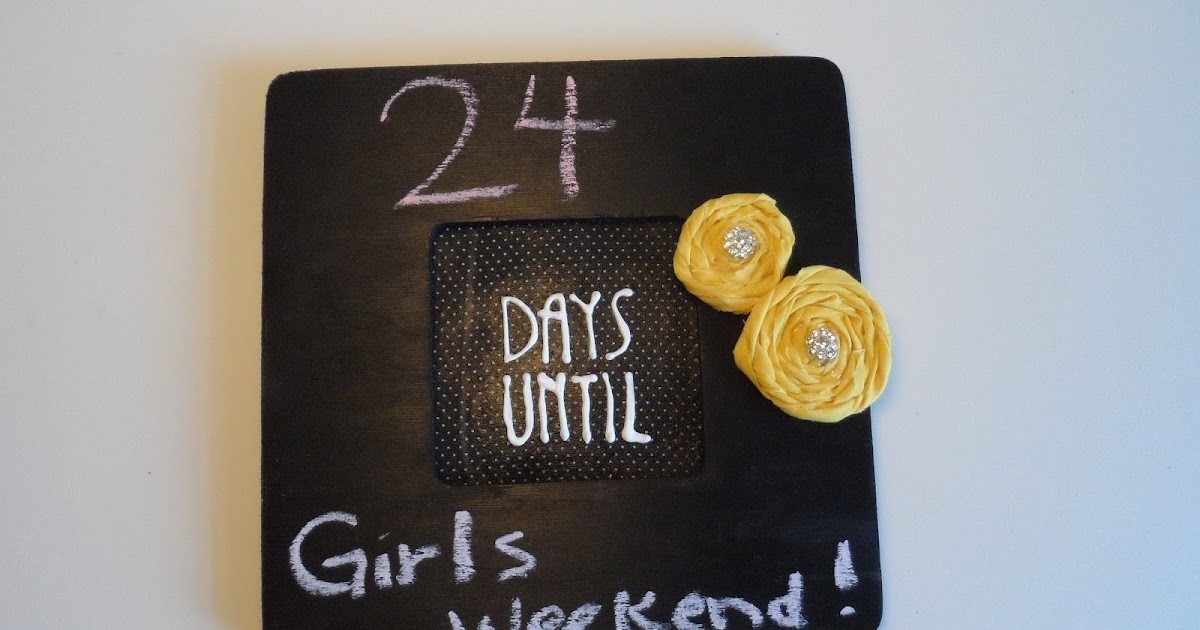 I'm Quite Crafty Chalkboard Countdown Calendar Using a Dollar Frame