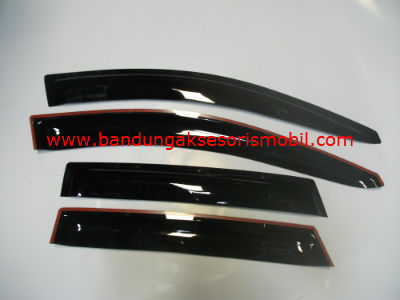Talang Air Captiva Mugen Hitam 3M Depan Belakang Talang Air Captiva Mugen Hitam 3M Depan Belakang
