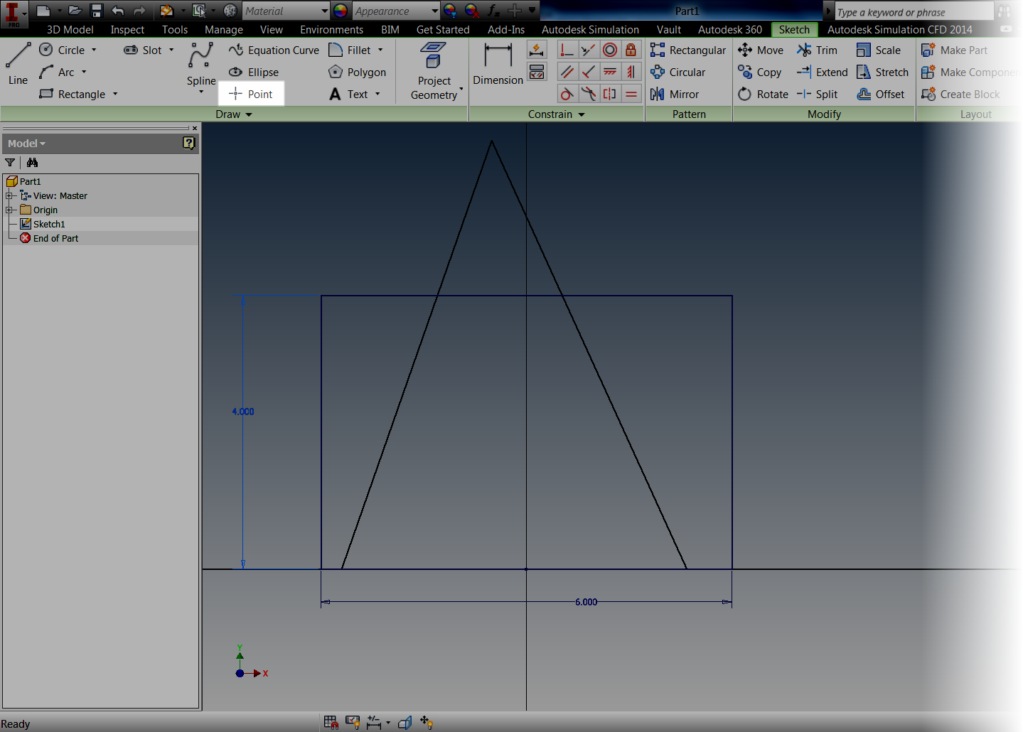  Inventor Drawing See Sketch Points In Dwg for Beginner