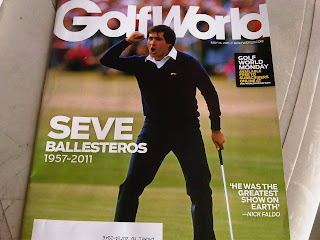 Golf World cover Seve's death