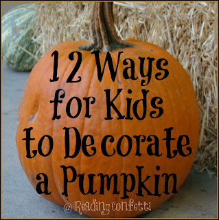 12 Pumpkin Decorating Ideas from Reading Confetti