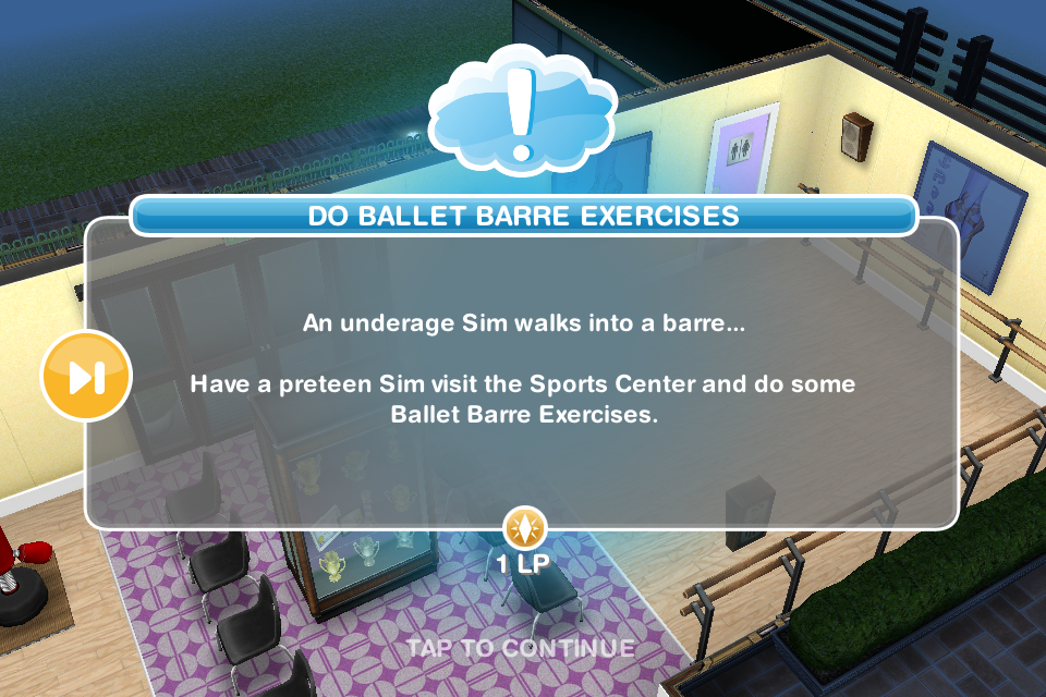 Sarazaqea SIMS tips How to do ballet barre exercise?