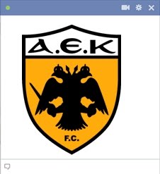 Aek Athens Facebook Emoticon
