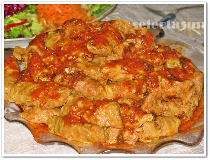 antep usulü lahana dolması
