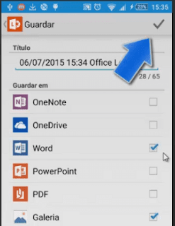 como usar o office lens android como usar o office lens android