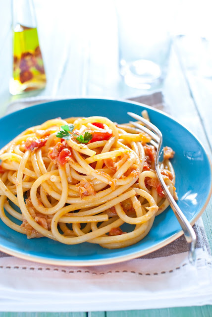 bucatini all'amatriciana