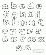 Plantillas letras en foami abecedario colorear ravie minuscula
