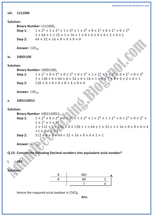 Data-Representation-Descriptive-Question-Answers-Computer-IX