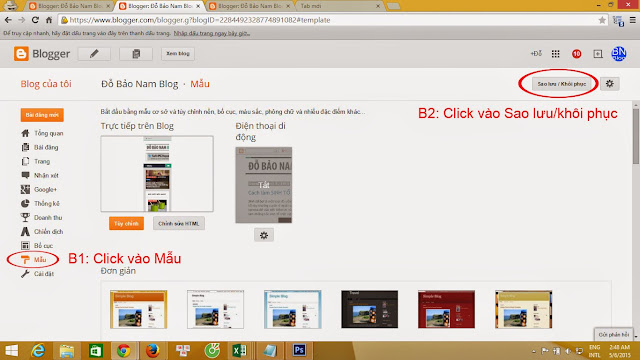 Hướng dẫn cách tạo blogspot Google đẹp Hướng dẫn cách tạo blogspot Google đẹp