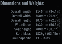 Suzuki INAZUMA GW250 Specifications