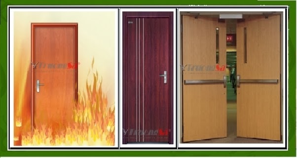 Cửa gỗ chống cháy, cửa thoát hiểm, cửa an toàn
