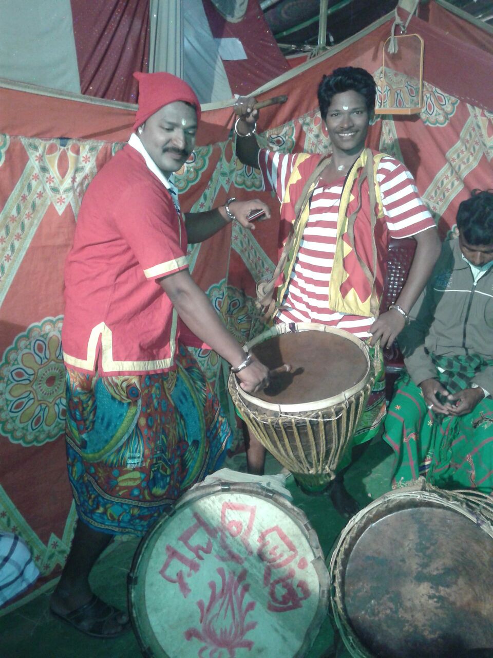 Nisaan Folk Instrument during Nabarangpur Mondei festival 2014 at Odisha