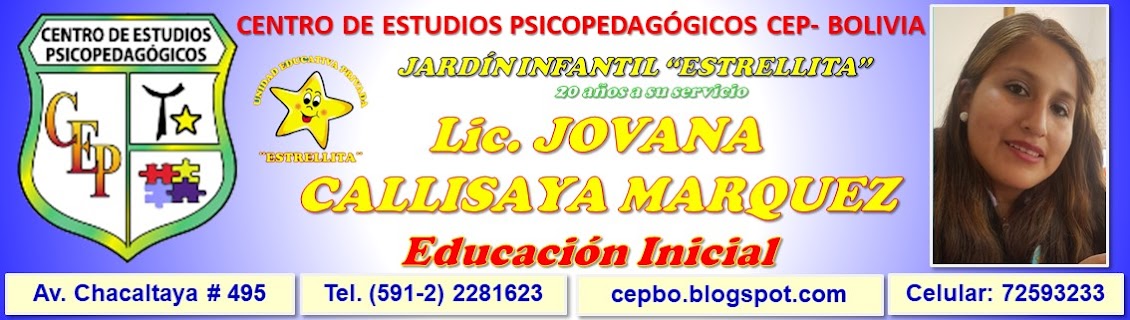 EDUCACIÓN INICIAL CEP-BOLIVIA