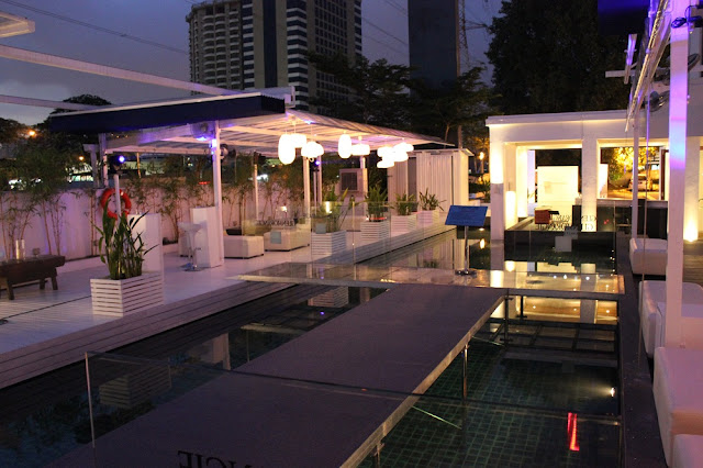 the pool