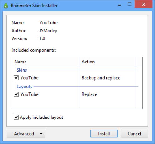 How to install Rainmeter Skins Themes How to install Rainmeter Skins Themes