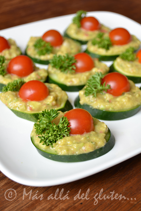 Más allá del gluten...: Pasabocas "Crudos" con Guacamole (Receta ... Más allá del gluten...: Pasabocas "Crudos" con Guacamole (Receta ...