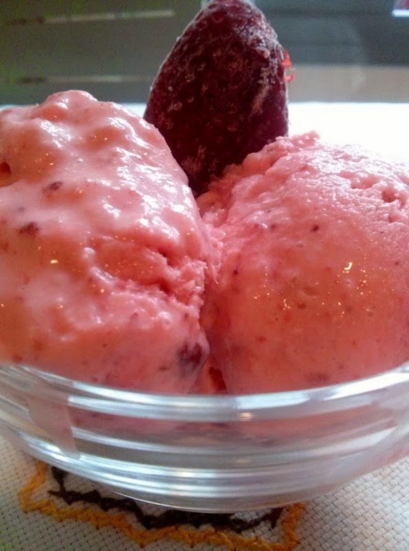Helado De Fresa
