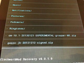 installation process on nexus 7 installation cm10 process on nexus 7