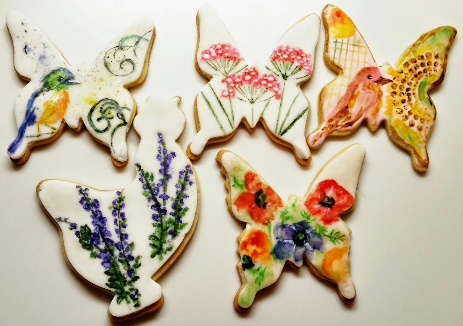 Food Art Party HandPainted Cookie Technique Prototypes