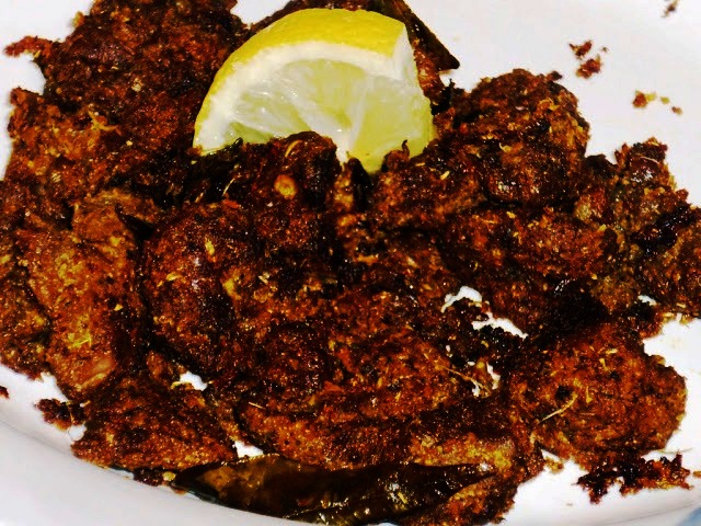 Kerala beef fry-beef ularth recipe