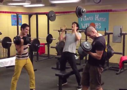 VJBrendan.com: Glee Guys Working Out!!!