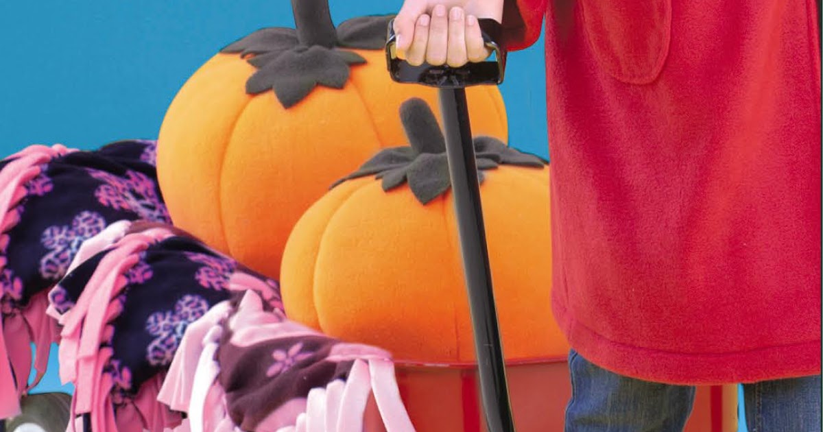 JoAnn Fabric and Craft Stores Fleece Pumpkin Project