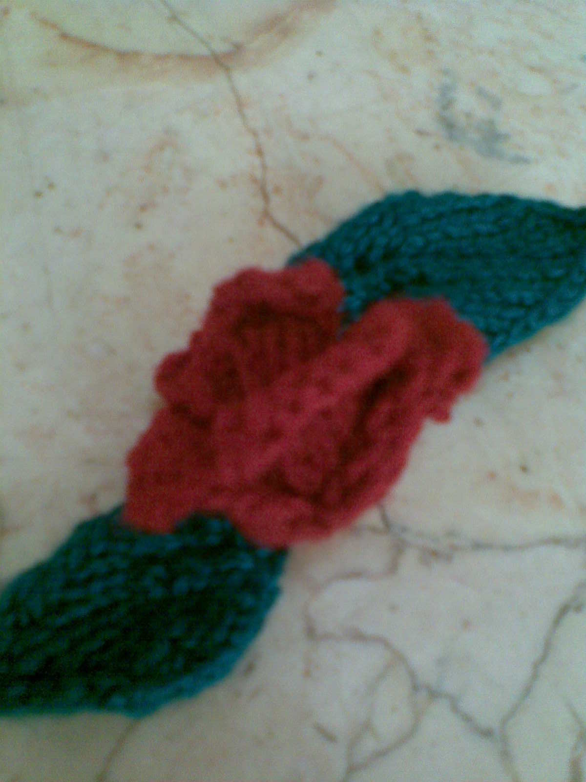 Miss Knitting: Flower