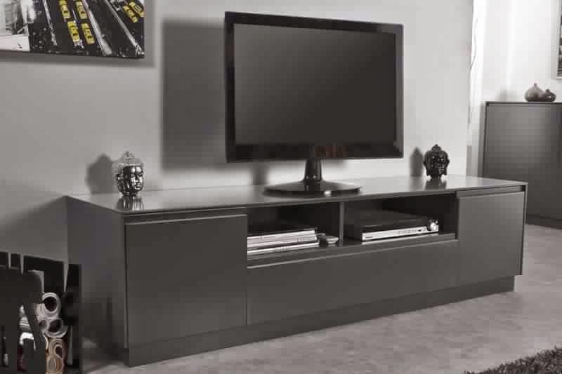 Meuble TV noir mat Meuble TV -> Meuble Téle Noir Mat Meuble TV noir mat Meuble TV -> Meuble Téle Noir Mat