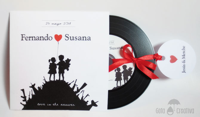 invitación de boda de S&F Gota Creativa invitación de boda de S&F Gota Creativa