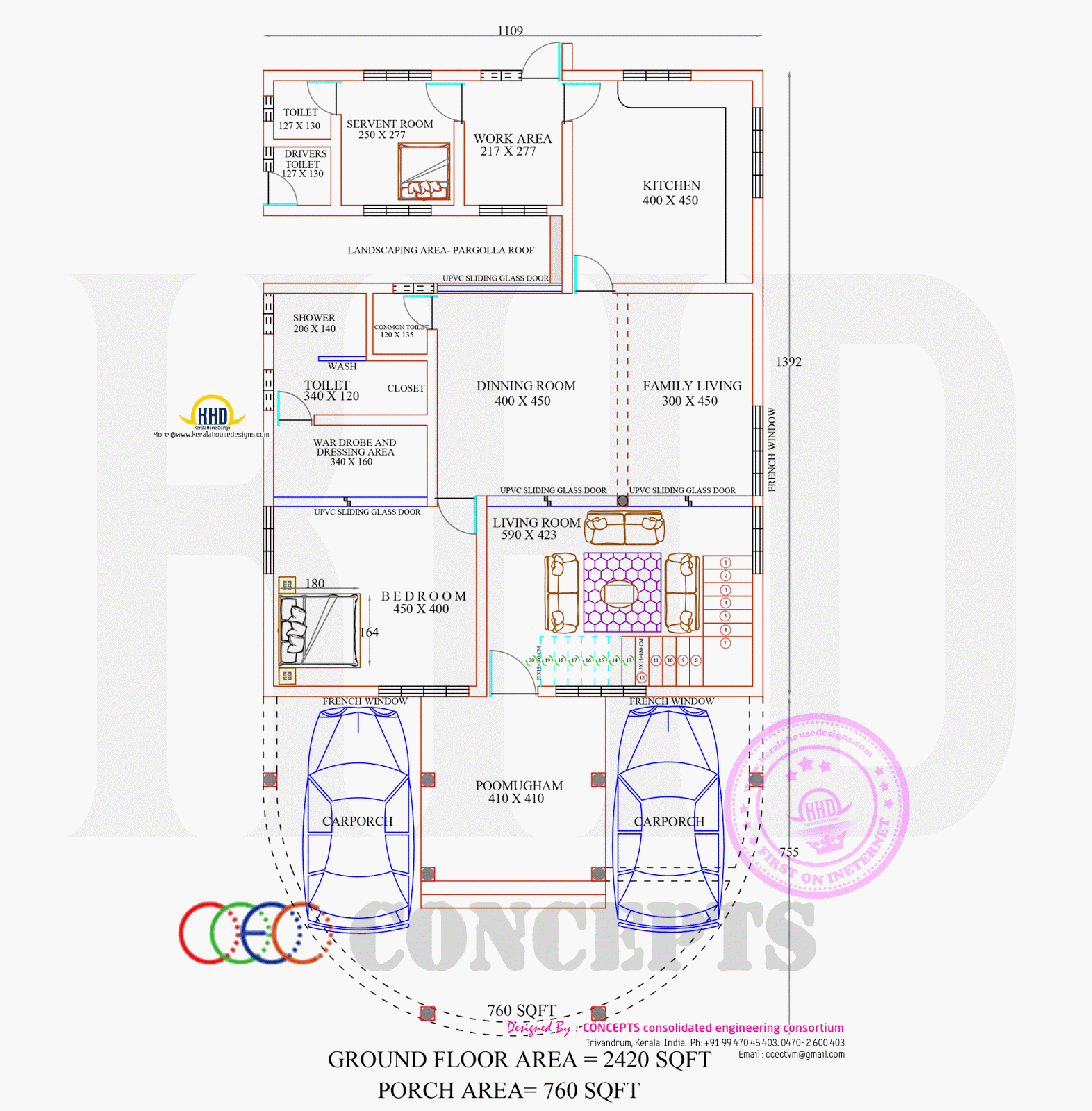 two house elevation with it s interiors keralahousedesigns two house elevation with it s interiors keralahousedesigns