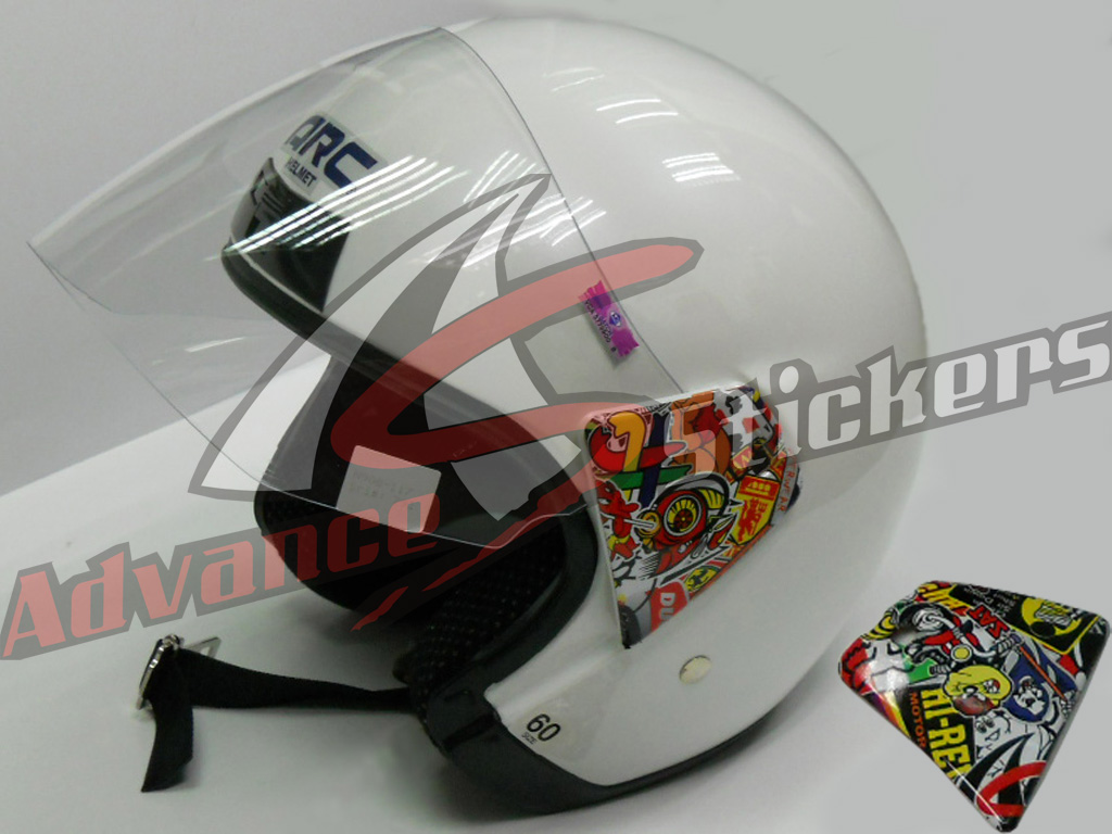 Advance Stickers Bomb Sticker Helmet Side Cap