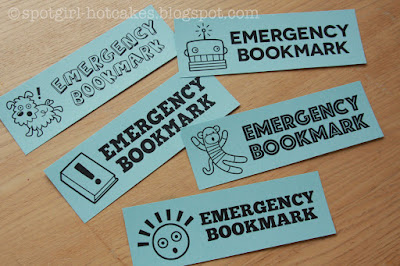 Emergency Bookmarks from spotgirl-hotcakes.blogspot.com