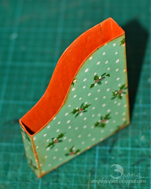 scrappylicious mini cards holder for Scrapbooking.gr