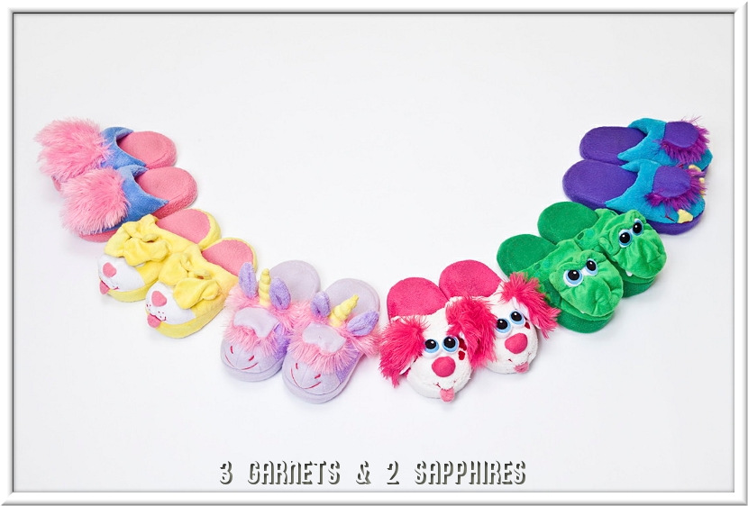 stompeez slippers for adults 3 garnets 2 sapphires stompeez animated character slippers stompeez slippers for adults 3 garnets 2 sapphires stompeez animated character slippers
