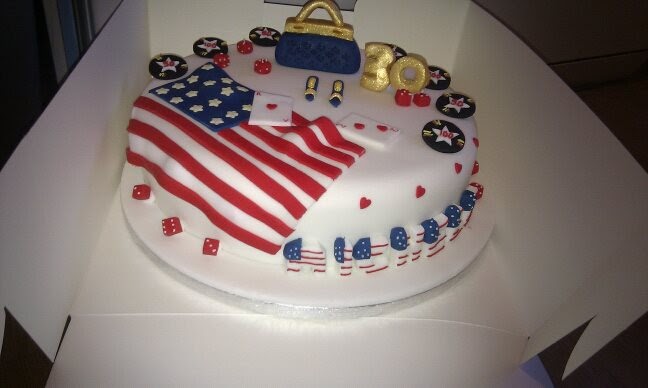 Sam's Cakes American Themed cake