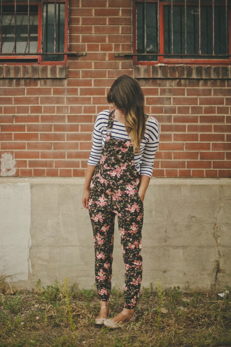 into the fashion s world a floral overall and stripe into the fashion s world a floral overall and stripe