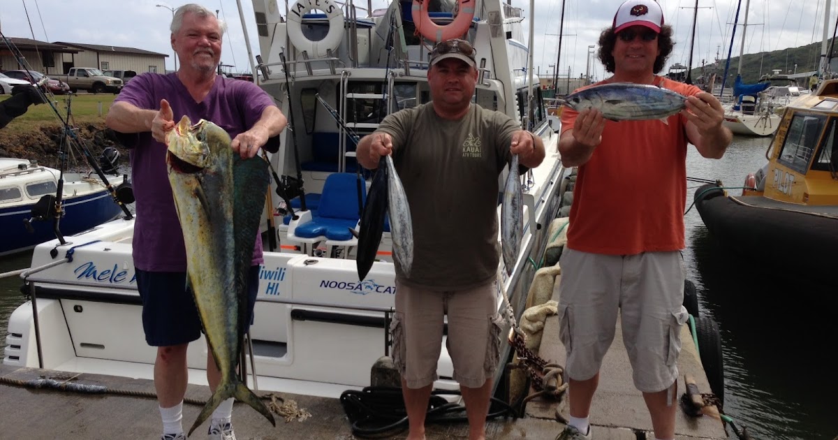 Clure Fishing Chaters Kauai Hawaii Dorado & Tuna