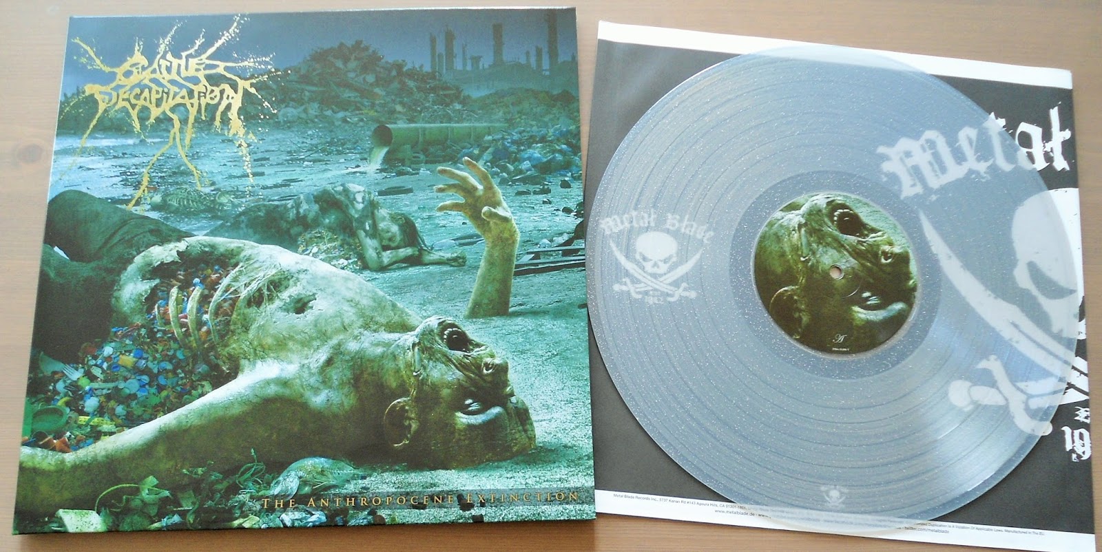 hardcore/metal vinyl cattle decapitation the anthropocene extinction