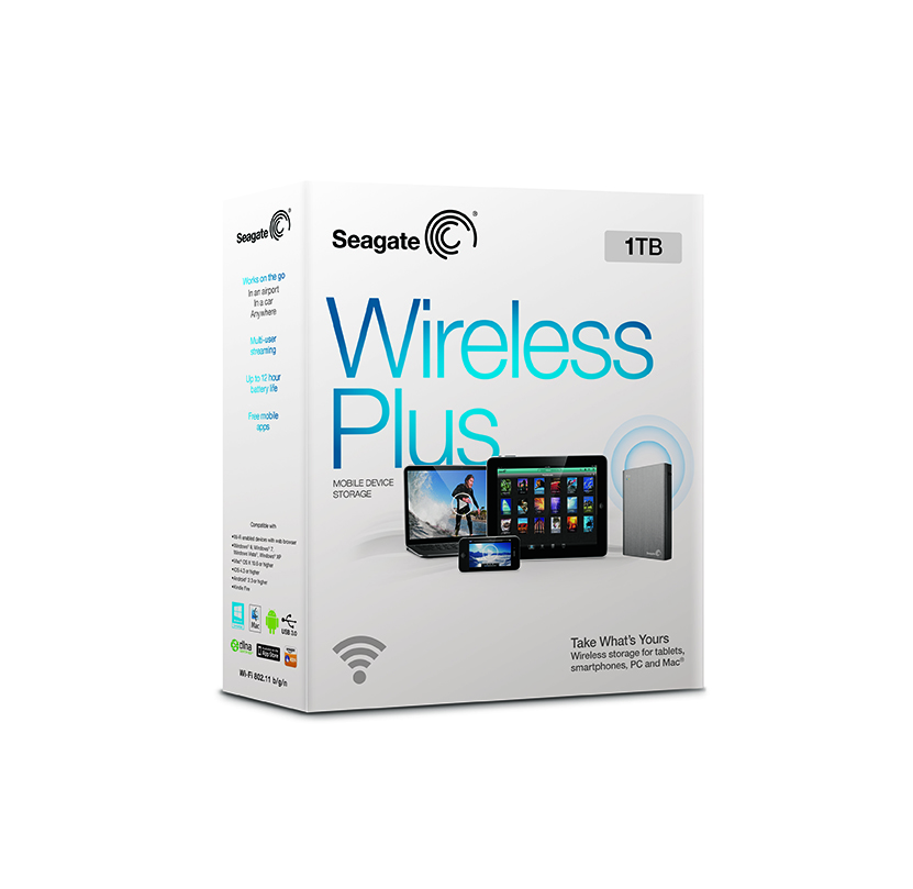Ổ cứng Seagate Wireless Plus 1 TB (STCK1000100)
