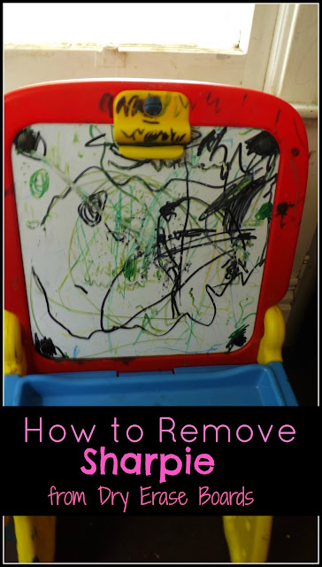 how to remove sharpie from dry erase boards