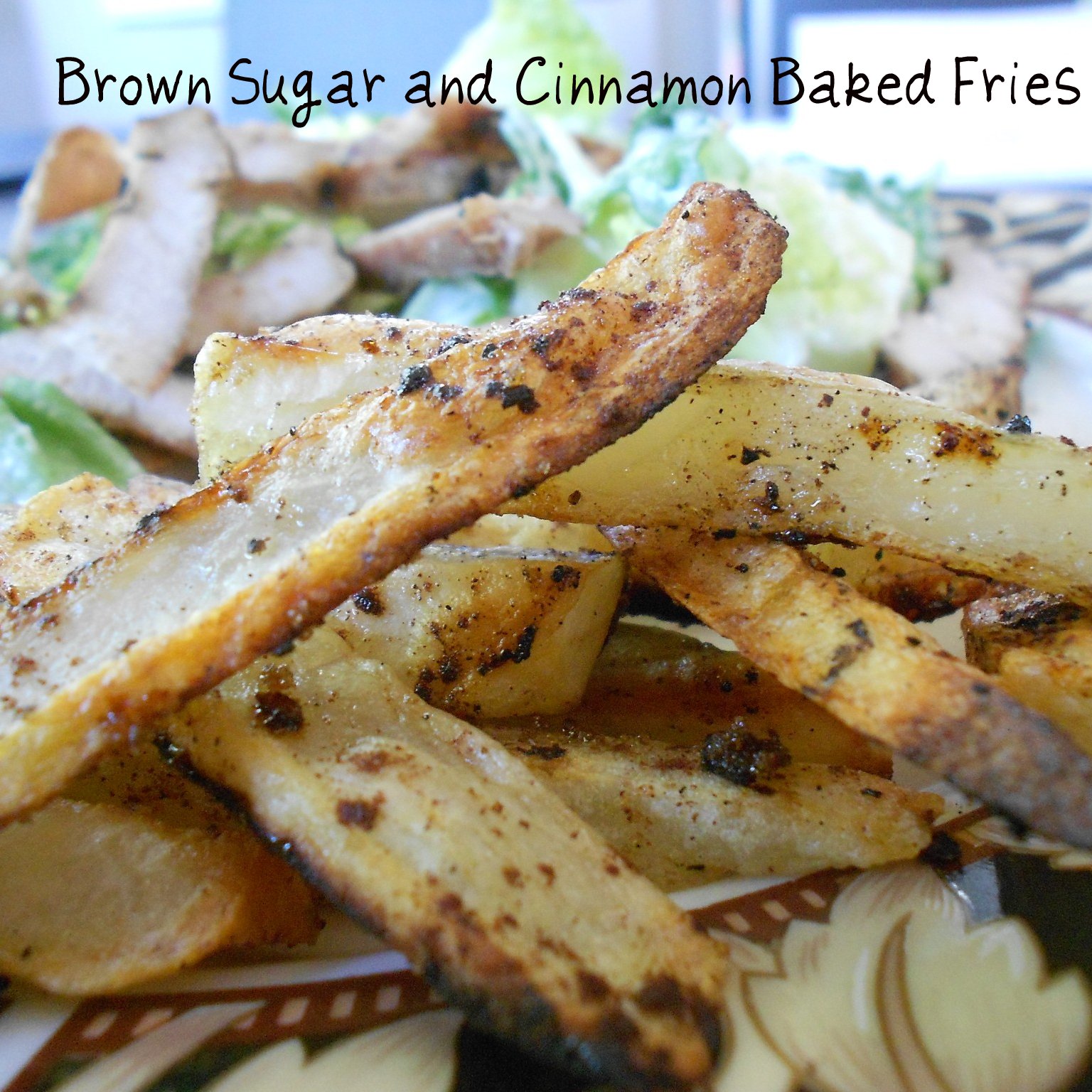 Brown Sugar and Cinnamon Baked Fries With Infinite Minds