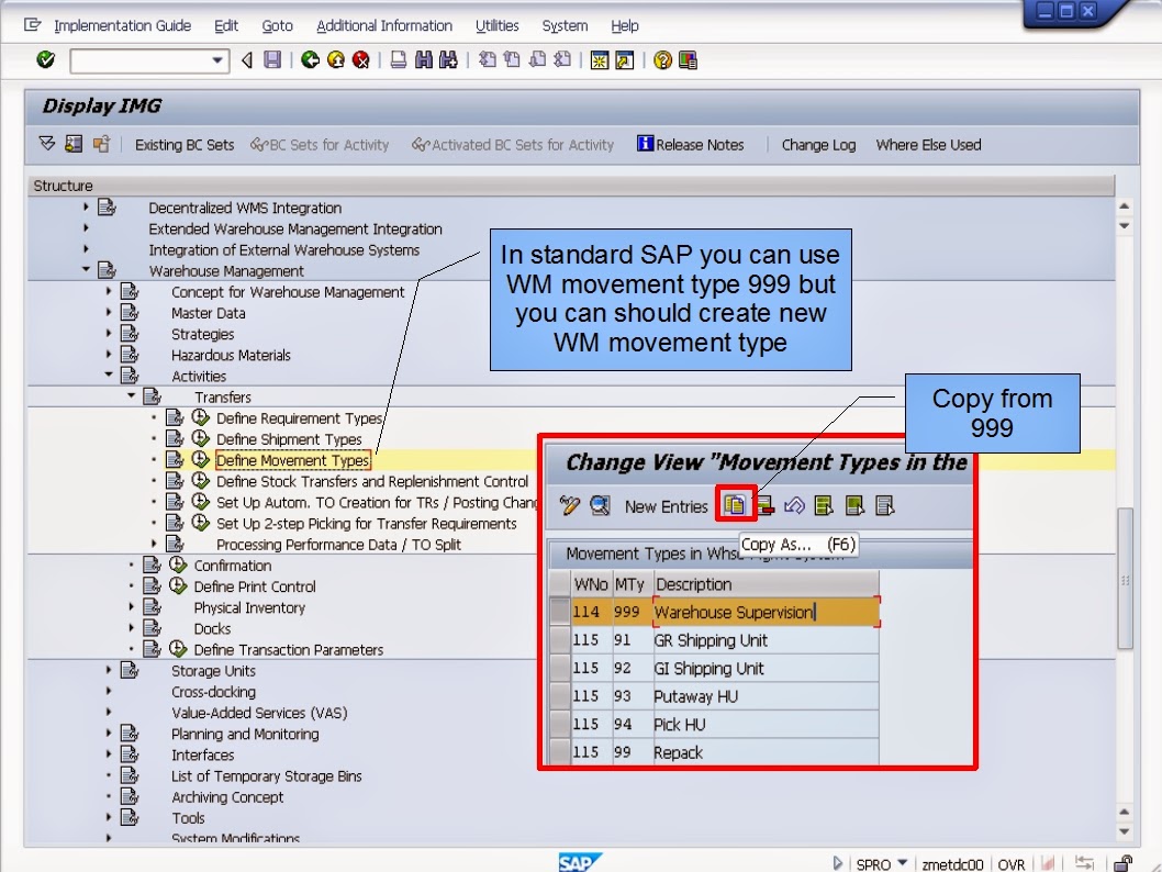 青蛙SAP分享 Froggy's SAP insights WMS Transfers Bin to Bin transfers