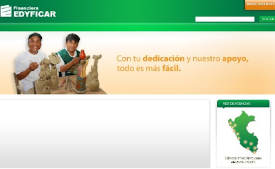 Sitio web de Financiera Edyficar Sitio web de Financiera Edyficar