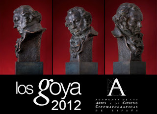 Cartel de la edición 2012 de los Premios Goya Cartel de la edición 2012 de los Premios Goya