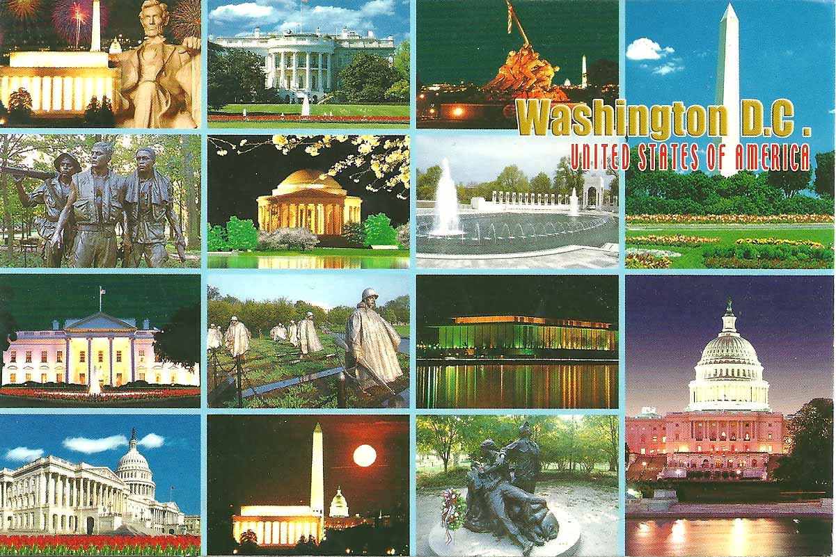 Postcard Diary Sights of Washington