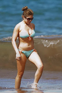 Danielle Fishel Green Bikini Hawaii