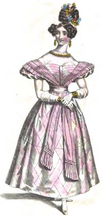 Romantic Era Evening Dress