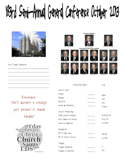 PACKET!! It is titled, "General Conference Packet Oct. 2013 PDF FILE