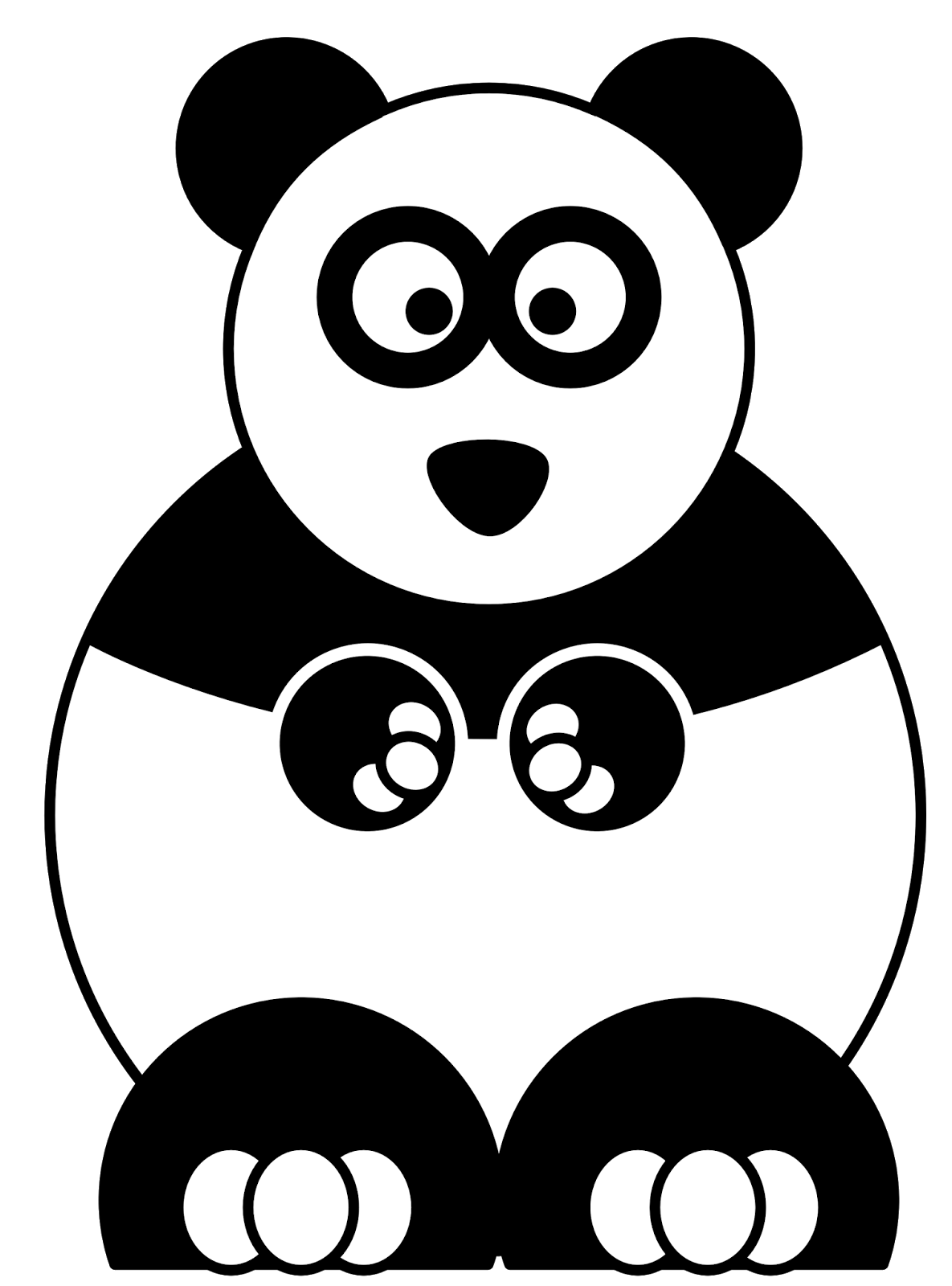 gambar panda animasi - foto hewan