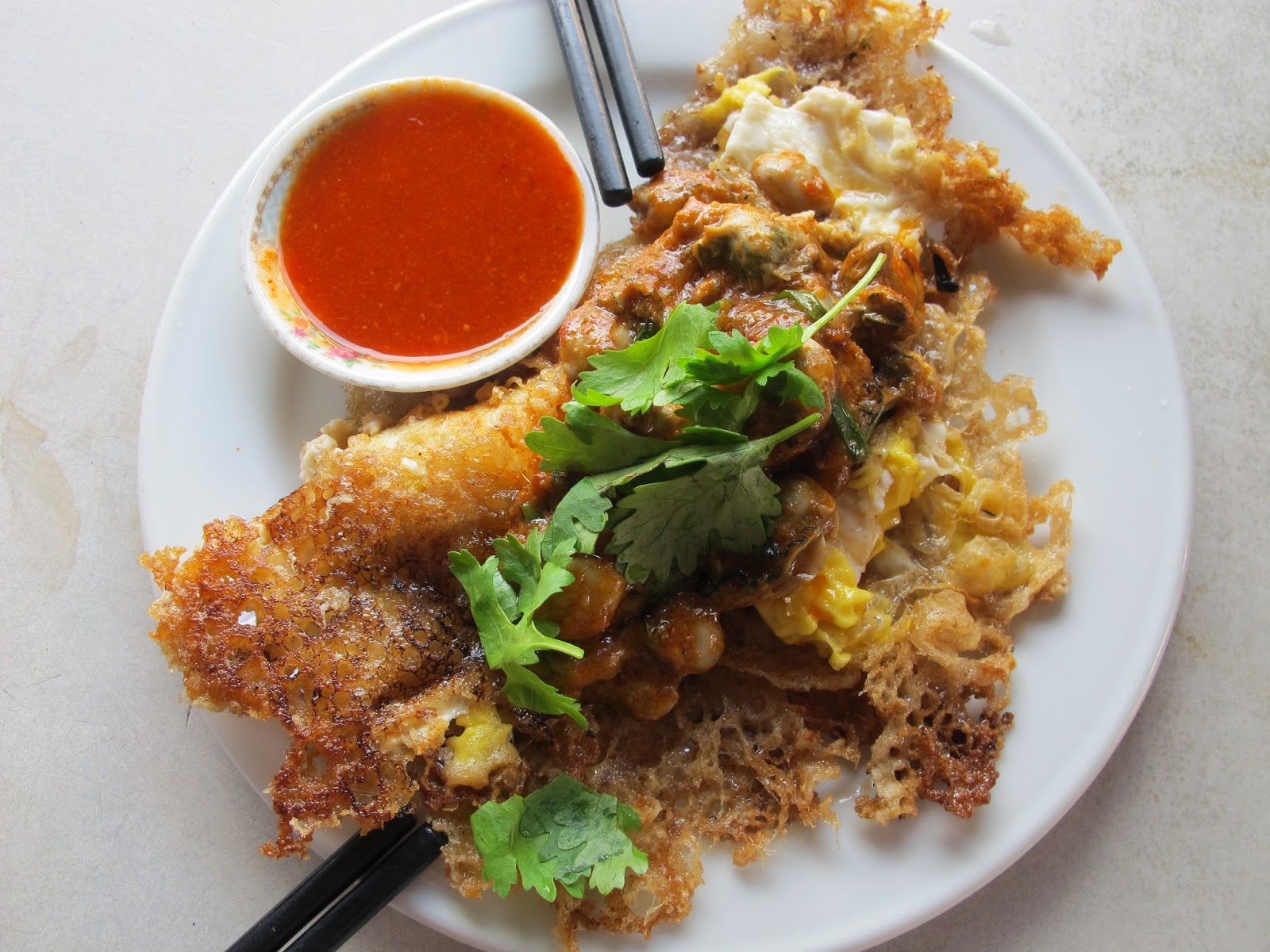 Michelle Noms Ais Tingkap, Lebuh Tamil & Fried Oyster, Chulia Street